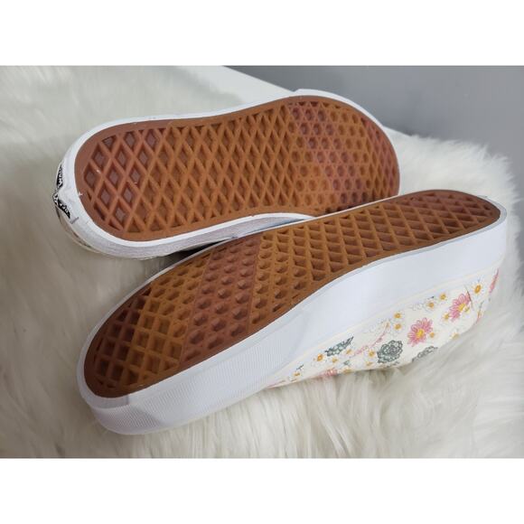 NEW FLORAL DESERT MARSHMALLOW Vans Doheny 6.5 Shoe Sneakers Cactus Succulents - Picture 5 of 7